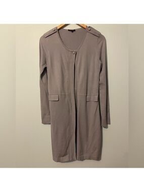Claudia Strater Amsterdam Long Zipper Up Sweater Grey